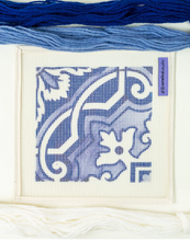 Load image into Gallery viewer, Portuguese Tile Needlepoint Kit

