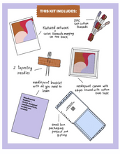Load image into Gallery viewer, About Me Sunglasses Case Needlepoint Kit
