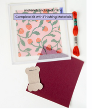 Load image into Gallery viewer, Strawberry Sunglasses Case Needlepoint Kit
