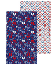 Load image into Gallery viewer, Red White &amp; Blooms Hand Towel Set
