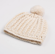 Load image into Gallery viewer, Melanie Pompom Hat Crochet Kit
