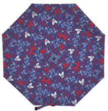 Load image into Gallery viewer, Red, White, &amp; Bows Umbrella
