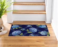 Load image into Gallery viewer, Hydrangea Washable Mat
