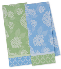 Load image into Gallery viewer, Hydrangea Jacquard Hand Towel
