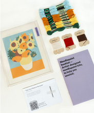 Load image into Gallery viewer, Van Gogh Sunflowers Needlepoint Kit
