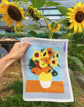 Load image into Gallery viewer, Van Gogh Sunflowers Needlepoint Kit
