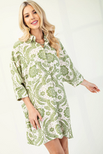 Load image into Gallery viewer, Button Down Shirt Dress
