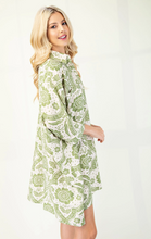 Load image into Gallery viewer, Button Down Shirt Dress

