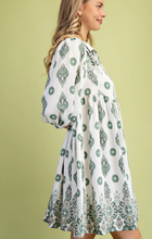 Load image into Gallery viewer, Patterned Shirt Dress
