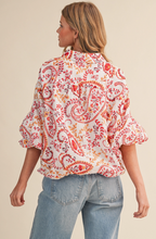Load image into Gallery viewer, Paisley Print Top

