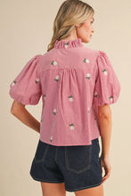 Load image into Gallery viewer, Floral Embroidery Top
