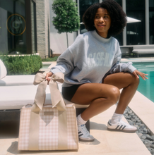 Load image into Gallery viewer, Case-Mate Latte Gingham Bow Jelly Tote
