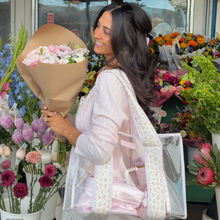 Load image into Gallery viewer, Case-Mate Quilted Ditsy Floral Jelly Tote

