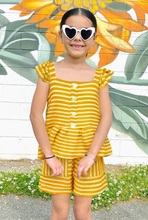 Load image into Gallery viewer, Girl's Striped Set
