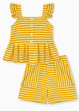 Load image into Gallery viewer, Girl's Striped Set
