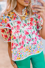 Load image into Gallery viewer, Mixed Floral Top
