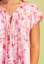 Load image into Gallery viewer, Floral Tie Blouse
