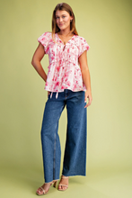 Load image into Gallery viewer, Floral Tie Blouse
