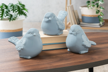 Load image into Gallery viewer, Blue Scroll Bird
