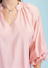 Load image into Gallery viewer, Curvy Scalloped Hem Blouse
