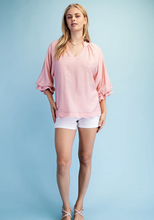 Load image into Gallery viewer, Curvy Scalloped Hem Blouse
