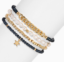 Load image into Gallery viewer, Baroque Pearl Bracelet Set
