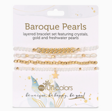 Load image into Gallery viewer, Baroque Pearl Bracelet Set
