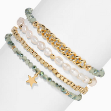 Load image into Gallery viewer, Baroque Pearl Bracelet Set
