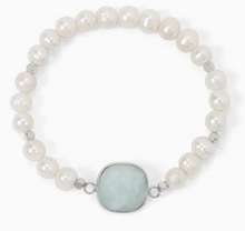 Load image into Gallery viewer, Pearl Beaded Stretch Bracelet
