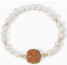 Load image into Gallery viewer, Pearl Beaded Stretch Bracelet
