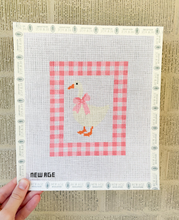 Load image into Gallery viewer, Gingham Goose Needlepoint Canvas
