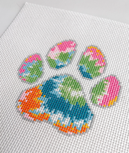 Load image into Gallery viewer, Yogi's Paw Needlepoint Canvas
