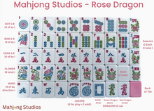 Load image into Gallery viewer, Rose Dragon American Mahjong Set
