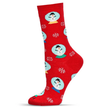 Load image into Gallery viewer, Snow Globes Crew Socks
