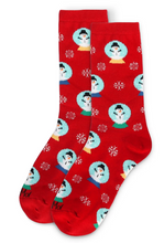 Load image into Gallery viewer, Snow Globes Crew Socks
