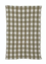 Load image into Gallery viewer, Gingham Cotton Weave Tea Towel
