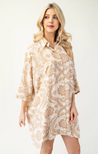 Load image into Gallery viewer, Button Down Shirt Dress
