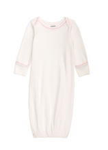 Load image into Gallery viewer, Crochet Trim Baby Gown
