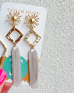 Sally Chain Drop Earrings