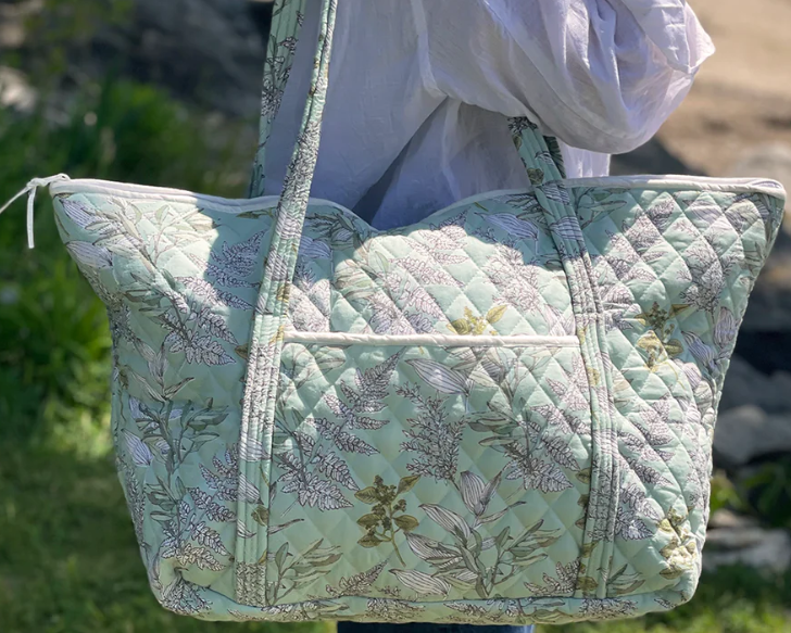 Serena Quilted Tote