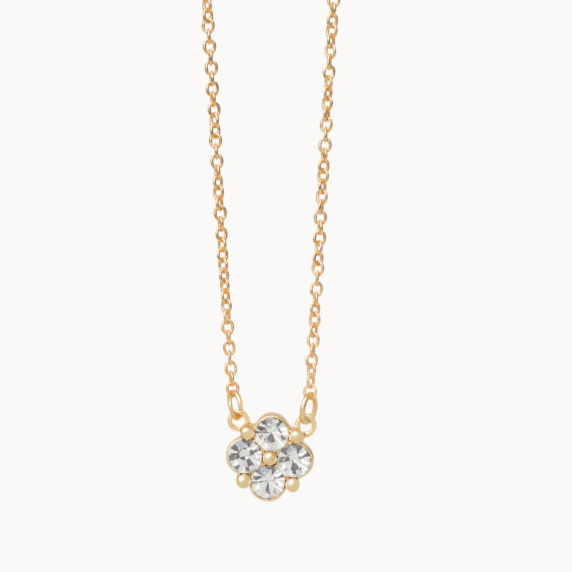 Blessed Chrystal Clover Necklace