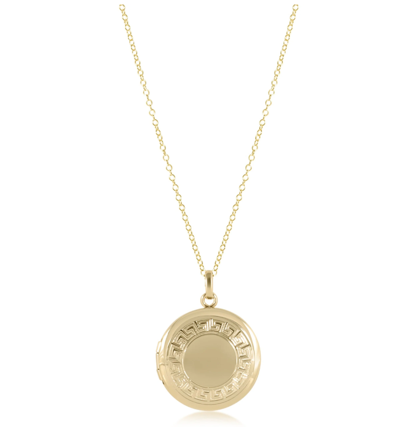 Enewton Small Gold Locket Necklace
