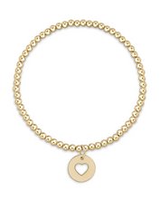 Load image into Gallery viewer, Enewton Classic Gold Bead Bracelet with Love Disc
