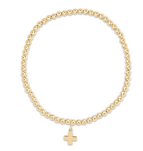 Load image into Gallery viewer, Enewton Classic Gold Bead Bracelet Signature Cross Charm
