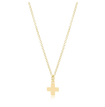 Load image into Gallery viewer, Enewton Egirl Necklace Gold Signature Cross Charm
