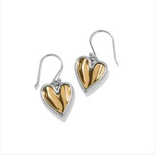 Load image into Gallery viewer, Brighton Cascade Heart Reversible French Wire Earrings
