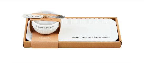 Appy Days Tray & Dip Set
