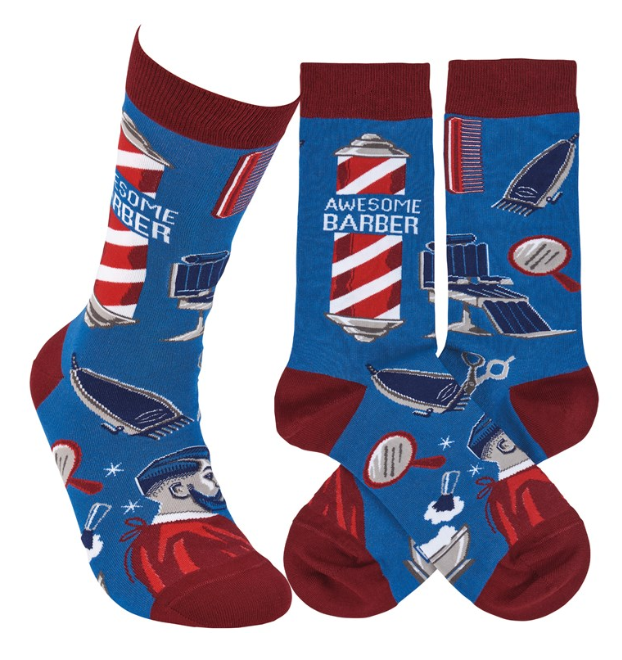 Awesome Barber Socks