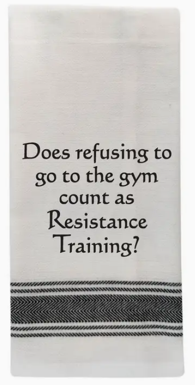 Resistance Training - Kitchen Towel