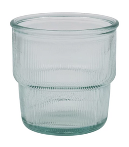 Fluted Stackable Drinking Glass